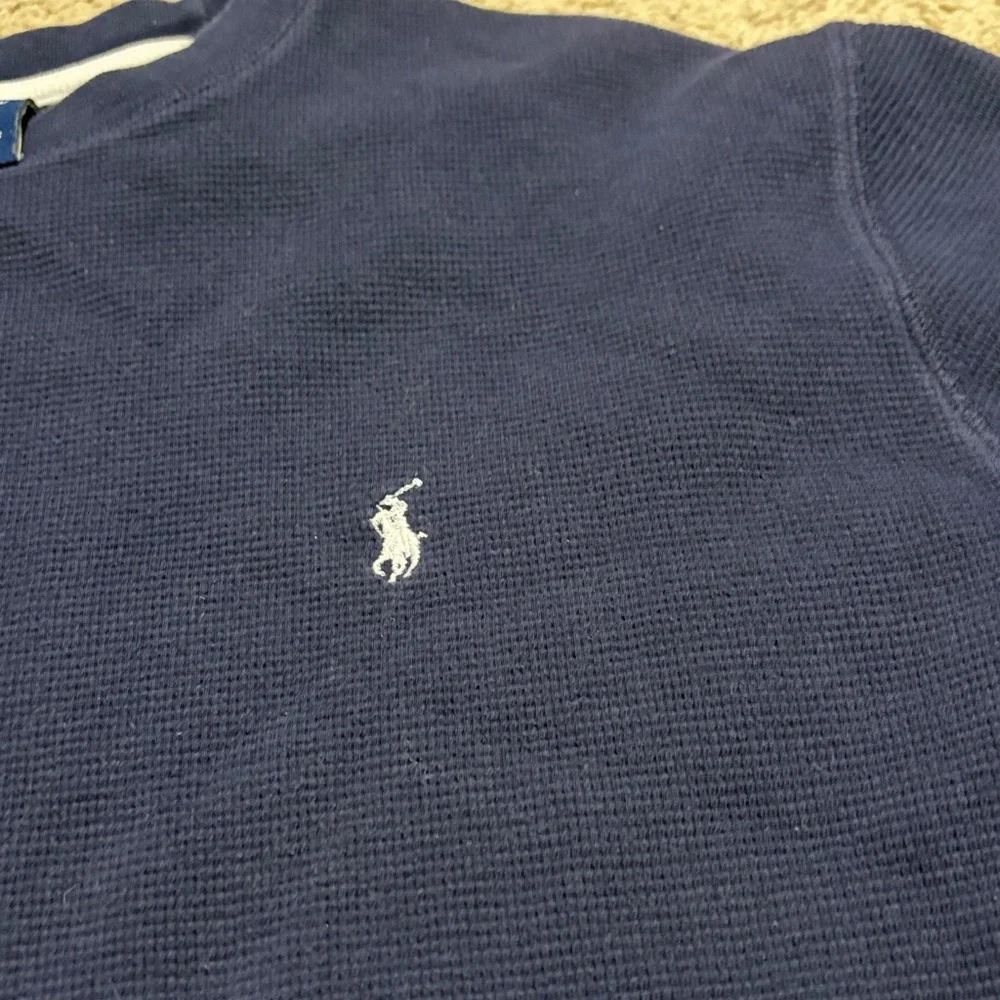 Polo Ralph Lauren Blur Thermal Sleep Top Medium Navy
